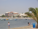 View of San Pedro town from Mar Menor beach